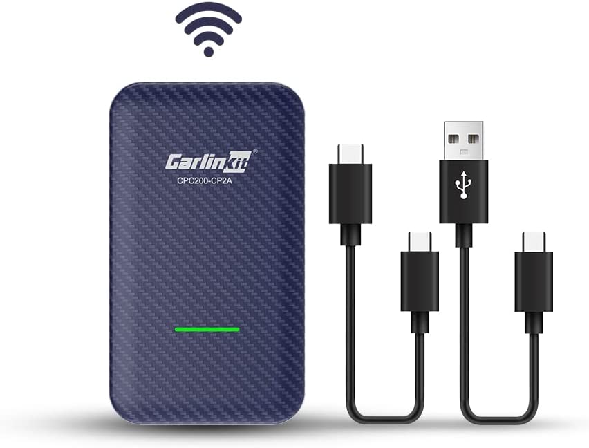 New in Open Box Carlinkit 4.0 CPC200-CP2A wired to wireless CarPlay carbon fibre shell 5G wifi bluetooth wireless android auto for factory wired CarPlay car models