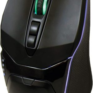 New in Open Box Adesso iMouse X5 RGB Illuminated Gaming Mouse - Optical - Cable - USB - 6400 dpi - Scroll Wheel - 7 Button(s) - Right-Handed Only