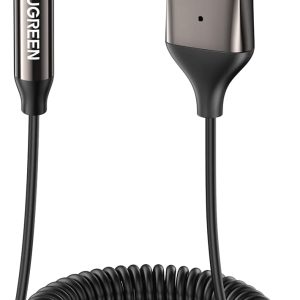 New in Open Box UGREEN Aux to Bluetooth 5.0 Adapter 3.5mm Bluetooth Receiver for Car USB 2.0 to 3.5mm Jack Kit with Built-in Microphone Aux Input for Hands-Free Calls Compatible with Car Speaker and Home Audio