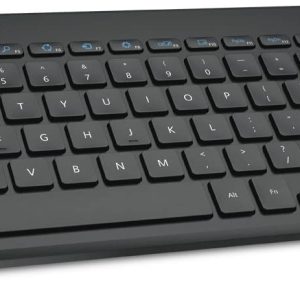 New in Open Box Microsoft All-in-One Media Keyboard - Comfortable, Multi-Media Ergonomic Keyboard with Trackpad (English), black